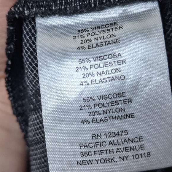 Jones New York Signature Gray Houndstooth Pants, Size S - Picture 8 of 8